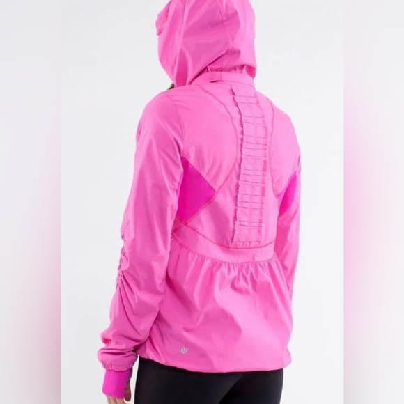 lululemon athletica Jackets & Blazers - Lululemon Run Hustle jacket hot pink color, size xl 12/14